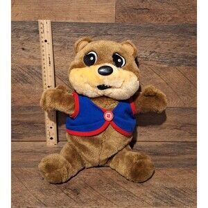 Vintage Awana Clubs International Cubbie Bear Plush Hand Puppet